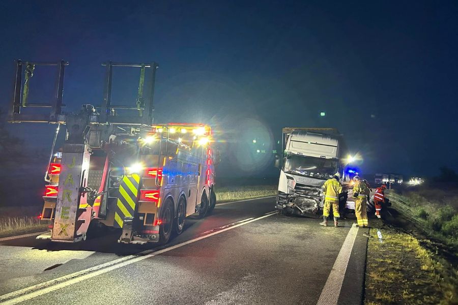 Wypadek na DK5 - Pomoc Drogowa JAREX